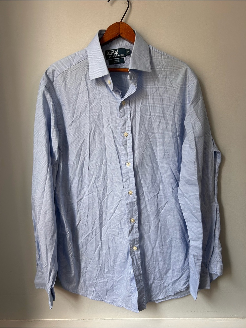 Polo Ralph Lauren Regent Classic fit Size 16 34/35 long sleeve button up Blue